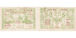 New Caledonia, 5 Francs, 1943, 1943-06-15, KM:58, EF(40-45)