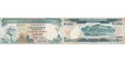 Banknote, Mauritius, 200 Rupees, Undated (1985), KM:39b, VF(30-35)