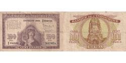 Banknote, New Caledonia, 100 Francs, 1942, Undated (1942), KM:46b, VF(20-25)