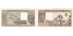 Ivory Coast, 1000 Francs, 1981, UNC(63)