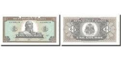 Banknote, Haiti, 1 Gourde, 1987, KM:245a, UNC(65-70)