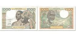 Banknote, West African States, 1000 Francs, 1980, Undated (1980), KM:103An