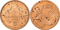 Slovakia, 2 Euro Cent, 2009, Kremnica, Copper Plated Steel, , KM:96