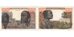 West African States, 100 Francs, 1965, AU(55-58)