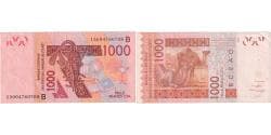 West African States, 1000 Francs, UNC(65-70)