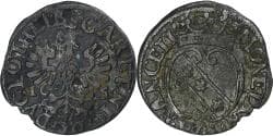 Duchy of Lorraine, Charles IV and Nicole, 1/2 Gros, 1625, Nancy, Billon