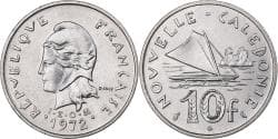 New Caledonia, 10 Francs, 1972, Paris, Nickel, , KM:11
