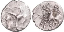 Coin, Aulerci Cenomani, Denier, ca. 80-50 BC, Le Mans, , Silver