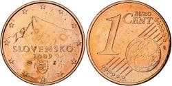 Slovakia, Euro Cent, 2009, Kremnica, , Copper Plated Steel, KM:95
