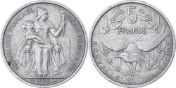 New Caledonia, 5 Francs, 1952, Paris, Aluminum, , KM:4