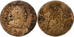 Principality of Sedan, Double De Sedan, 1642, Sedan, Copper,