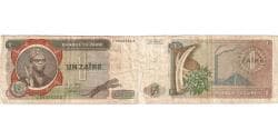 Banknote, Zaire, 1 Zaïre, 1972, 1972-03-15, KM:18a, VF(20-25)