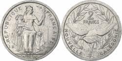 New Caledonia, 2 Francs, 1983, Paris, Aluminum, , Lecompte:63, KM:14