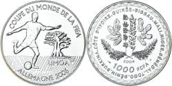 Coin, West African States, 1000 Francs, 2004, Paris, FIFA World Championship