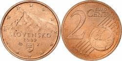 Slovakia, 2 Centimes, 2009, , Copper Plated Steel, KM:96
