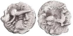 Coin, Aulerci Cenomani, Minimi, ca. 80-50 BC, Le Mans, , Silver