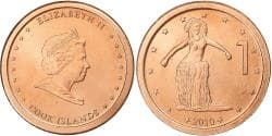 Cook Islands, Elizabeth II, Cent, 2010, Karlsfeld, Copper Plated Steel,