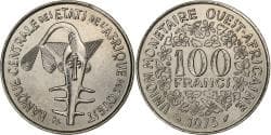 West African States, 100 Francs, 1975, Pessac, Nickel, , KM:4