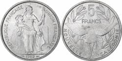 New Caledonia, 5 Francs, 1952, Paris, Aluminum, , KM:4