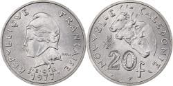 New Caledonia, 20 Francs, 1977, Paris, Nickel, , KM:12
