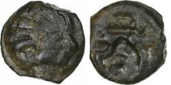 Senones, potin à la tête d’indien, 1st century BC, Potin,