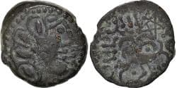 Coin, Senones, Bronze YLLYCCI à l'oiseau, classe IV, 80-50 BC,