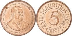 Mauritius, 5 Cents, 2004
