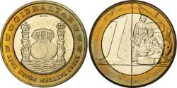 Gibraltar, Euro, Fantasy euro patterns, Essai-Trial, Proof, 2004, Bi-Metallic