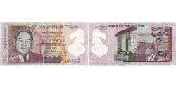 Banknote, Mauritius, 25 Rupees, 2013, EF(40-45)