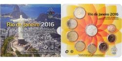 Slovakia, Set 1 ct. - 2 Euro + Token, XXXI Olympic Games, Rio de Janeiro, BU