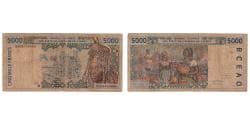 Banknote, West African States, 5000 Francs, KM:113Ad, VG(8-10)