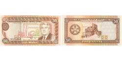 Banknote, Turkmenistan, 50 Manat, 1995, Undated, KM:5b, UNC(65-70)