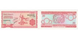 Burundi, 20 Francs, 01-11-2007, UNC(65-70)