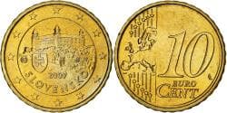 Slovakia, 10 Euro Cent, 2009, Kremnica, , Nordic gold, KM:98