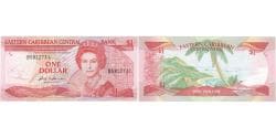 East Caribbean States, 1 Dollar, UNC(65-70)