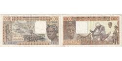 West African States, 1000 Francs, EF(40-45)