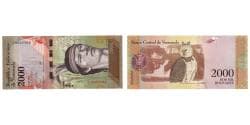 Banknote, Venezuela, 2000 Bolivares, 2016, 2016-08-18, UNC(65-70)