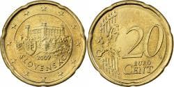 Slovakia, 20 Euro Cent, 2009, Kremnica, Nordic gold,