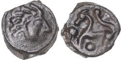 Coin, Senones, potin à la tête d’indien, 1st century BC, , Potin