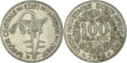 Coin, West African States, 100 Francs, 1990