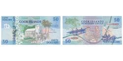 Banknote, Cook Islands, 50 Dollars, 1992, Undated, KM:10a, UNC(65-70)