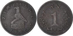 Zimbabwe, Cent, 1990