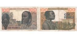 West African States, 100 Francs, 1961-03-20, AU(50-53)