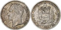 Coin, Venezuela, Bolivar, 1954, Philadelphia, , Silver, KM:37