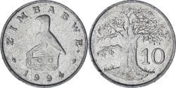 Zimbabwe, 10 Cents, 1994