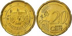 Slovakia, 20 Euro Cent, 2009, Kremnica, Nordic gold, , KM:99