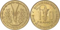 Coin, West African States, 10 Francs, 1979, Paris,