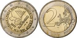 Slovakia, 2 Euro, 2011, , Bi-Metallic, KM:114