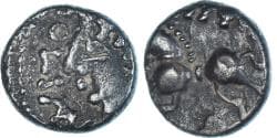 Coin, Leuci, Denier SOLIMA, 60-40 BC, , Silver, Latour:9020