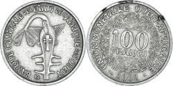 Coin, West African States, 100 Francs, 2002